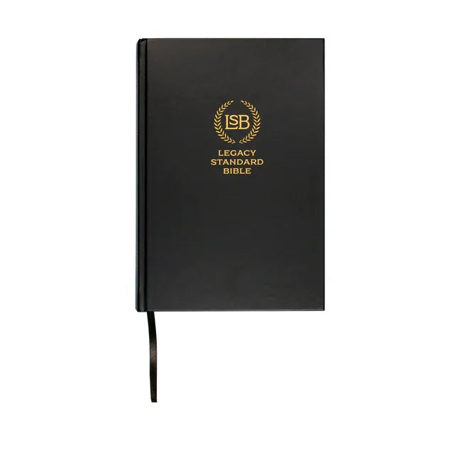 Lsb Large Print Wide Margin Black Hardcover - stevensbooks