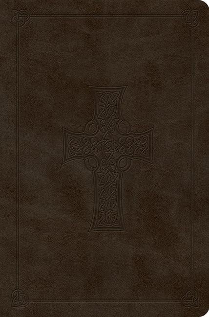 Value Compact Bible-ESV-Celtic Cross Design - stevensbooks