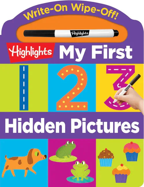 Write-On Wipe-Off My First 123 Hidden Pictures - stevensbooks