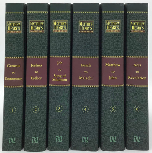 Matthew Henry's Commentary on the Whole Bible, Complete 6-Volume Set: Complete and Unabridged - Ingram