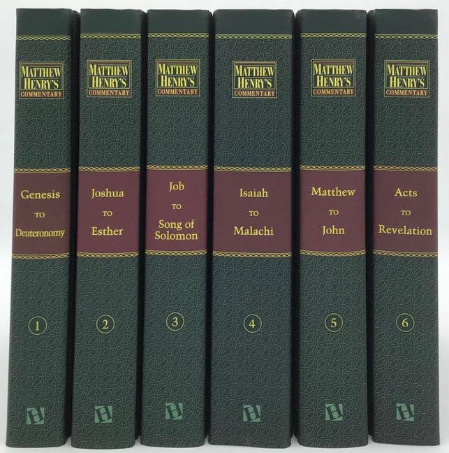 Matthew Henry's Commentary on the Whole Bible, Complete 6-Volume Set: Complete and Unabridged - stevensbooks