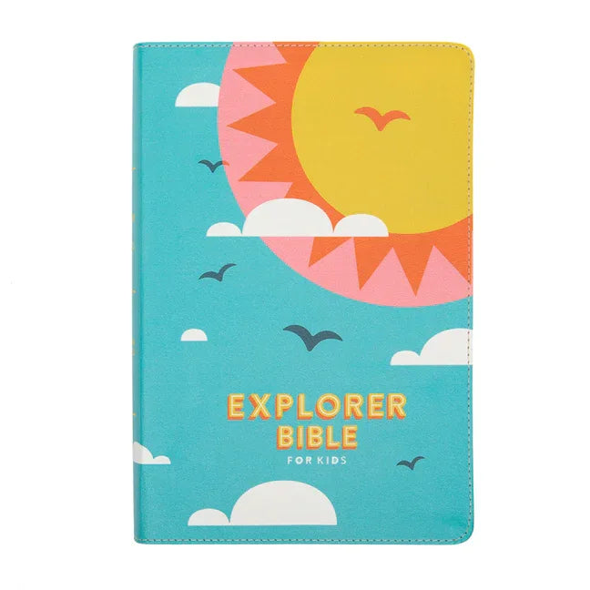 CSB Explorer Bible for Kids, Hello Sunshine Leathertouch - stevensbooks