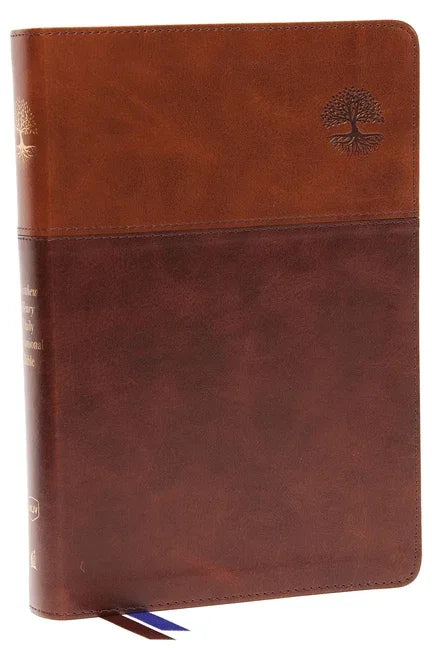Nkjv, Matthew Henry Daily Devotional Bible, Leathersoft, Brown, Red Letter, Comfort Print: 366 Daily Devotions by Matthew Henry - stevensbooks