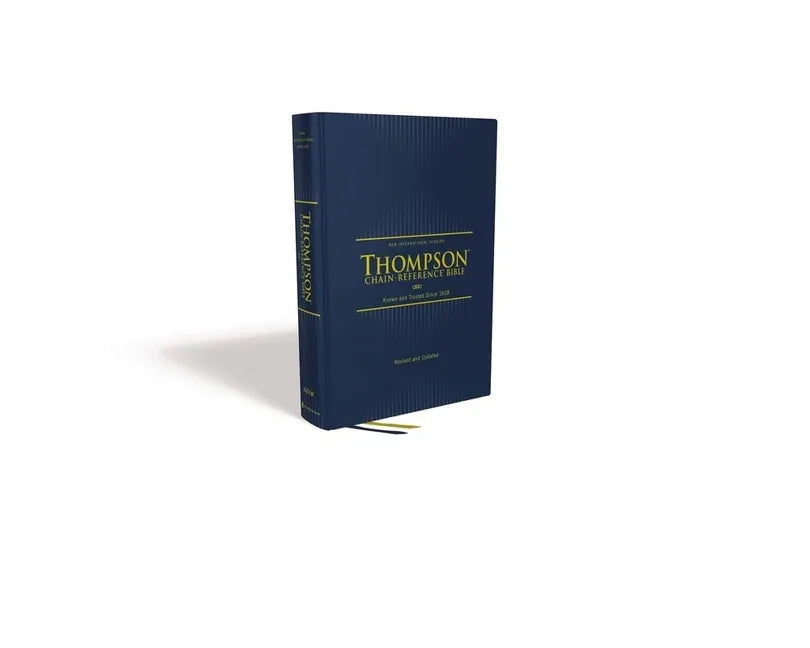 Niv, Thompson Chain-Reference Bible, Hardcover, Navy, Red Letter, Comfort Print - stevensbooks