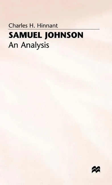 Samuel Johnson: An Analysis (1988) - stevensbooks