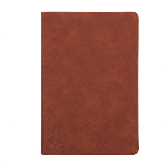 NASB Giant Print Reference Bible, Burnt Sienna Leathertouch - Ingram