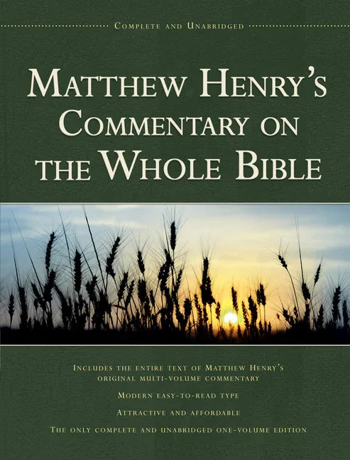 Matthew Henry's Commentary on the Whole Bible, 1-Volume Edition: Complete and Unabridged - stevensbooks