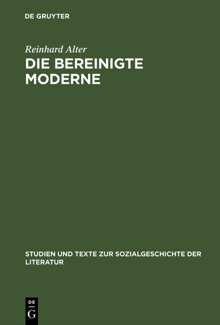 bereinigte Moderne (Reprint 2018) - Ingram