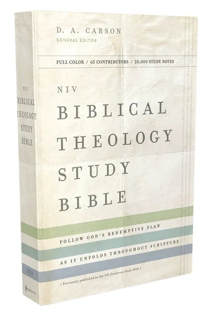 NIV, Biblical Theology Study Bible, Hardcover, Comfort Print: Follow God's Redemptive Plan as It Unfolds Throughout Scripture - stevensbooks