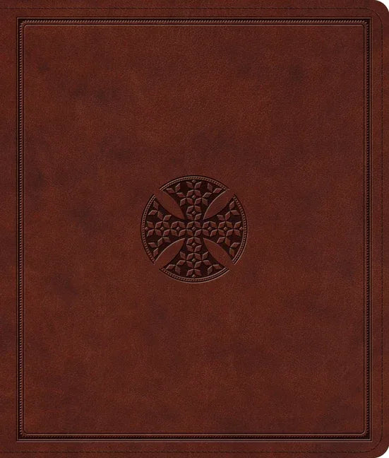 ESV Journaling Bible (Trutone, Brown, Mosaic Cross Design) - stevensbooks