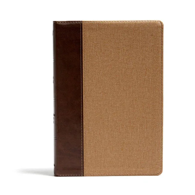 KJV Rainbow Study Bible, Brown/Tan Leathertouch - stevensbooks