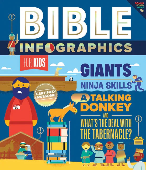 Bible Infographics for Kids: Giants, Ninja Skills, a Talking Donkey, and What's the Deal with the Tabernacle? - stevensbooks