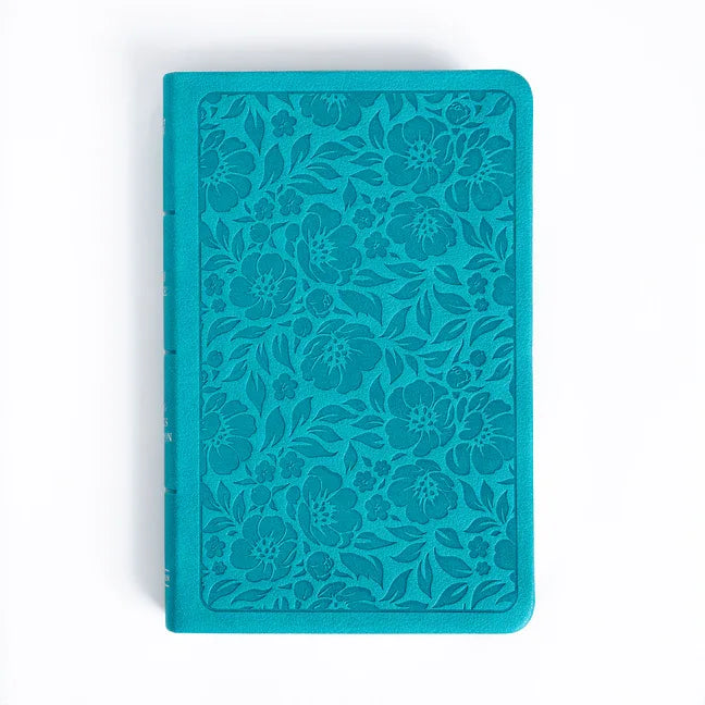 KJV Personal Size Bible, Teal Leathertouch - stevensbooks