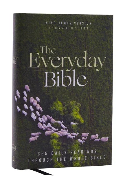 Kjv, the Everyday Bible, Hardcover, Red Letter, Comfort Print: 365 Daily Readings Through the Whole Bible - stevensbooks