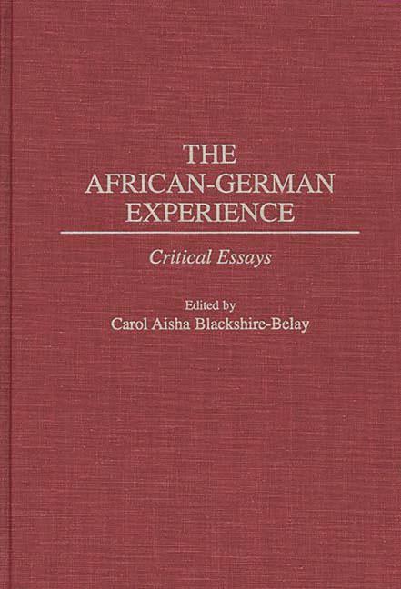 African-German Experience: Critical Essays - stevensbooks