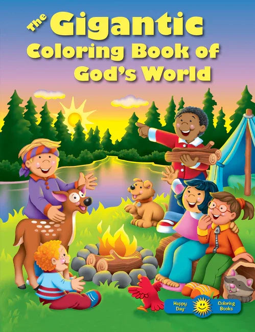 Gigantic Coloring Book of God's World - stevensbooks