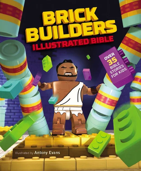 Brick Builder's Illustrated Bible: Over 35 Bible Stories for Kids - stevensbooks