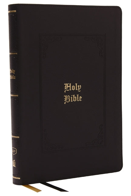 KJV Holy Bible: Giant Print Thinline Bible, Black Leathersoft, Red Letter, Comfort Print (Thumb Indexed): King James Version (Vintage Series) - Ingram