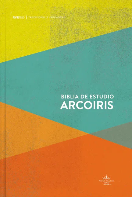 Rvr 1960 Biblia de Estudio Arcoiris, Multicolor Tapa Dura - stevensbooks