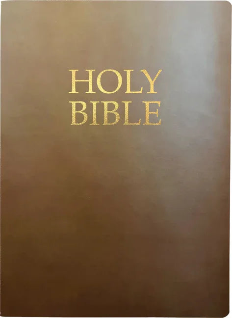 Kjver Holy Bible, Large Print, Coffee Ultrasoft: (King James Version Easy Read, Red Letter, Brown) - stevensbooks
