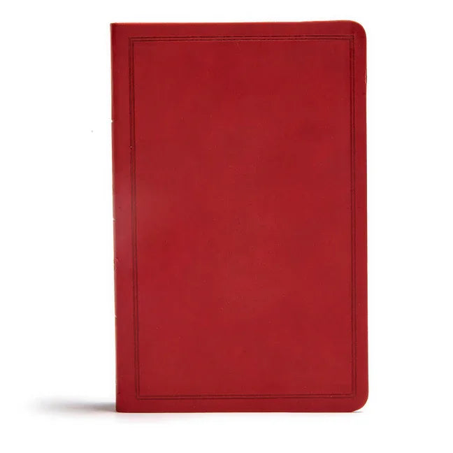 CSB Deluxe Gift Bible, Burgundy Leathertouch - stevensbooks