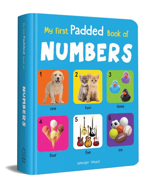 My First Padded Book of Numbers: Early Learning Padded Board Books for Children - stevensbooks