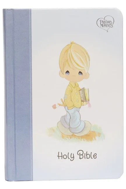 Nkjv, Precious Moments Small Hands Bible, Blue, Hardcover, Comfort Print: Holy Bible, New King James Version - stevensbooks