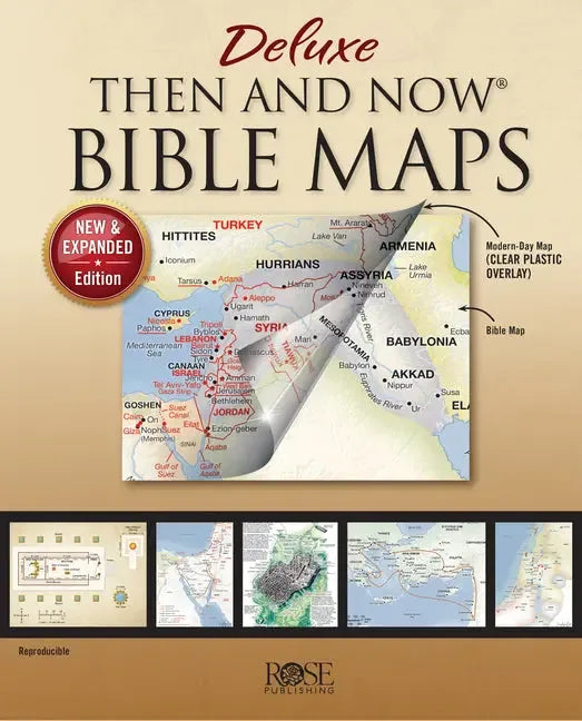 Deluxe Then and Now Bible Maps: New and Expanded Edition - stevensbooks