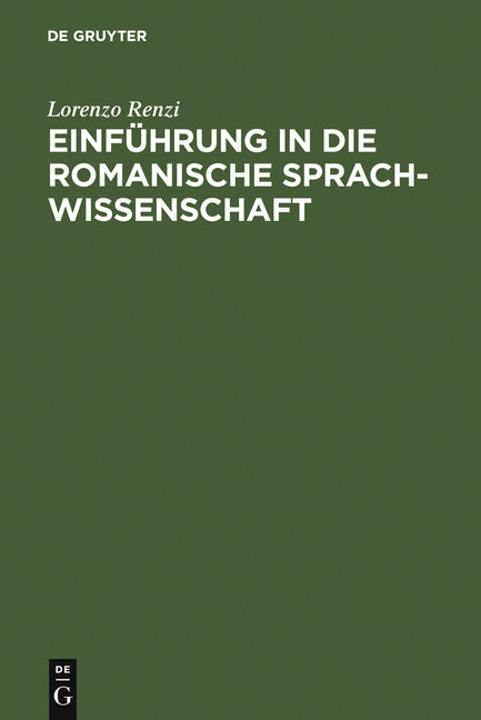 Einfuhrung in Die Romanische Sprachwissenschaft (Reprint 2010) - Ingram