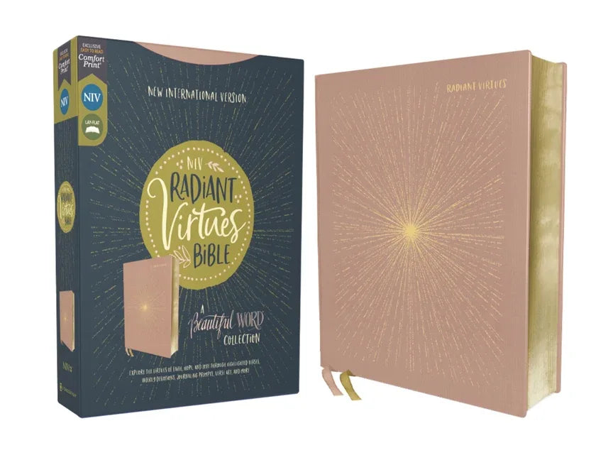 Niv, Radiant Virtues Bible: A Beautiful Word Collection, Cloth Over Board, Pink, Red Letter, Comfort Print: Explore the Virtues of Faith, Hope, and Lo - stevensbooks