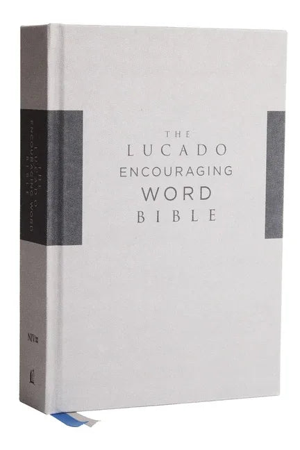 Niv, Lucado Encouraging Word Bible, Gray, Cloth Over Board, Comfort Print: Holy Bible, New International Version - stevensbooks