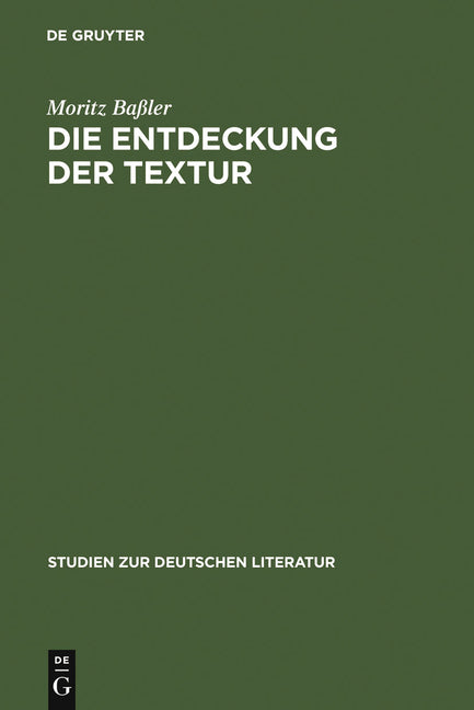 Entdeckung der Textur (Reprint 2010) - Ingram