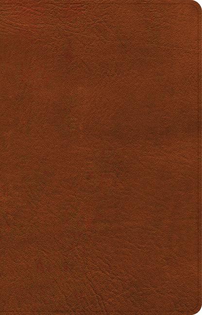 NASB Large Print Personal Size Reference Bible, Burnt Sienna Leathertouch, Indexed - stevensbooks