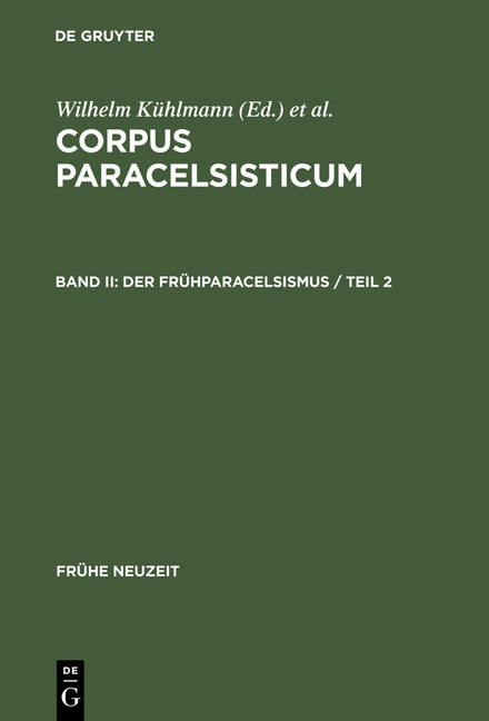 Der Frühparacelsismus / Teil 2 (Reprint 2012) - Ingram