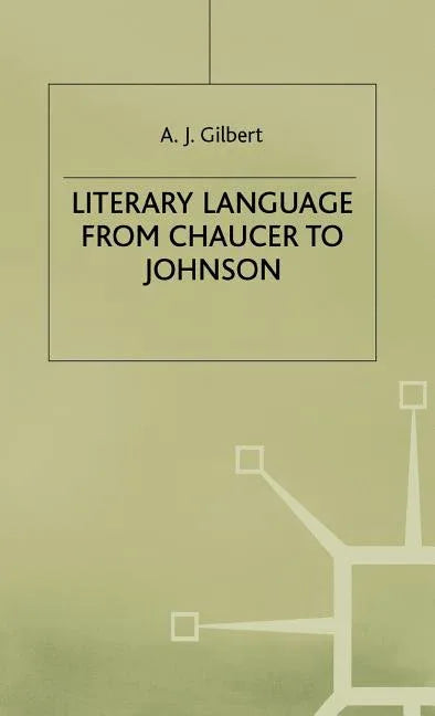 Literary Language from Chaucer to Johnson (1979) - stevensbooks