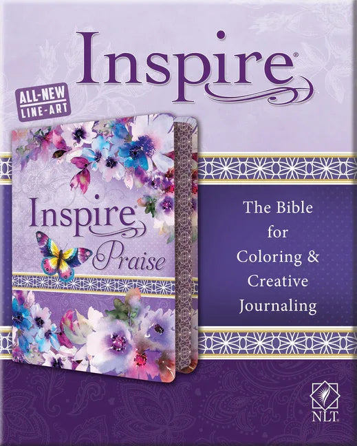 Inspire Praise Bible NLT, Feminine Deluxe - stevensbooks