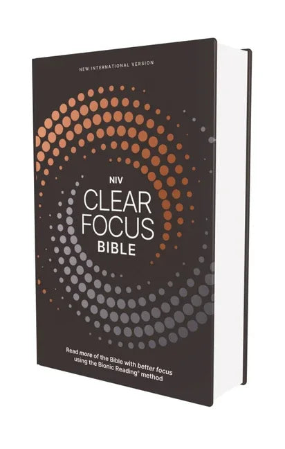Niv, Clear Focus Bible, Hardcover, Charcoal/Copper: Read More of the Bible with Better Focus - stevensbooks