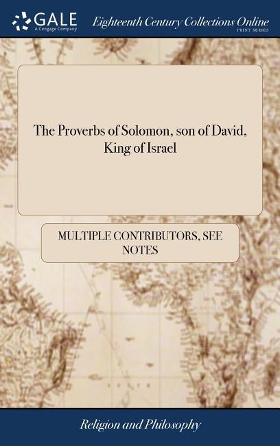 Proverbs of Solomon, son of David, King of Israel - stevensbooks