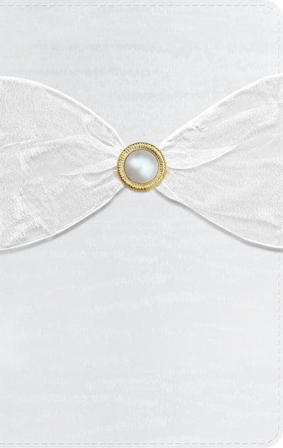 Rvr 1960 Biblia Recuerdo de Boda, Blanco Y Dorado, Símil Piel - stevensbooks