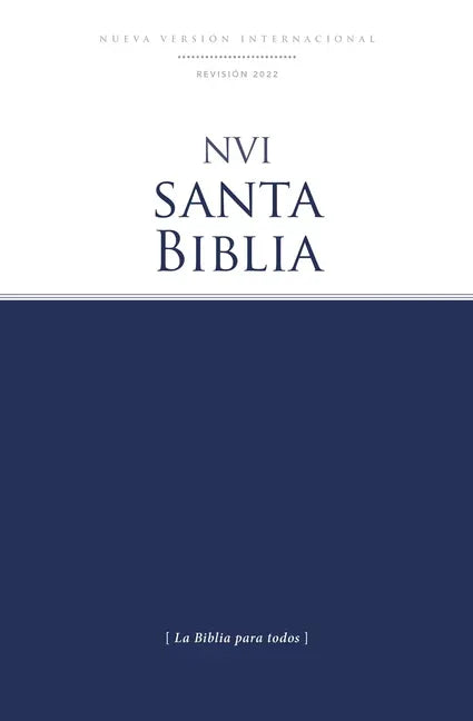 Nvi, Santa Biblia, Revisión 2022, Edición Económica, Tapa Rústica - stevensbooks