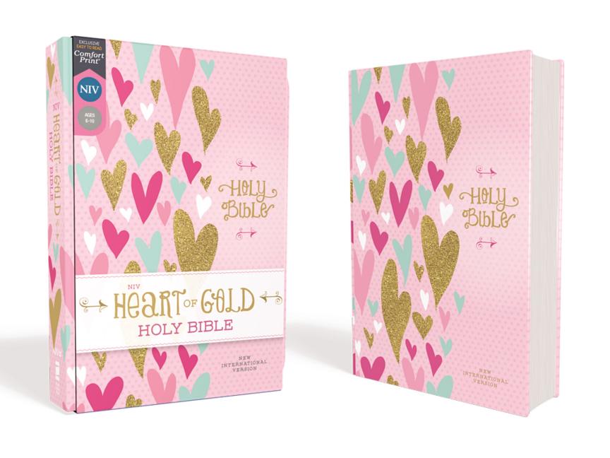 Niv, Heart of Gold Holy Bible, Hardcover, Red Letter Edition, Comfort Print - Ingram