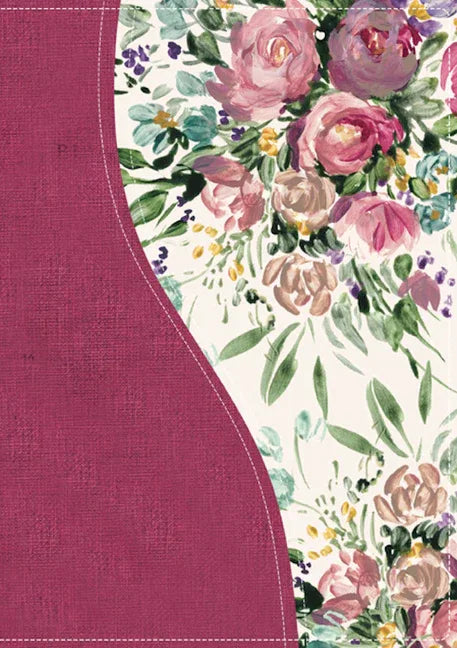 Biblia de Una Joven Conforme Al Corazón de Dios: Lujo Floral - stevensbooks