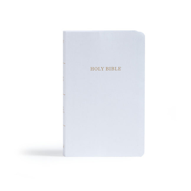 KJV Gift and Award Bible, White Imitation Leather - Ingram