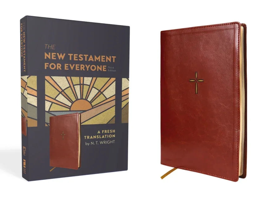 New Testament for Everyone, Third Edition, Leathersoft, Brown: A Fresh Translation - stevensbooks