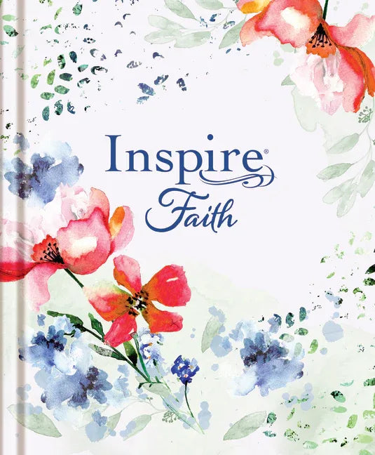 Inspire Faith Bible Large Print Nlt, Filament Enabled (Hardcover, Wildflower Meadow): The Bible for Coloring & Creative Journaling - stevensbooks