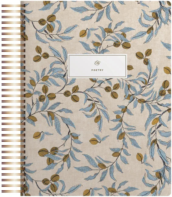 ESV Spiral-Bound Journaling Bible, Poetry (Hardcover, Cover Artwork by Lulie Wallace) - stevensbooks