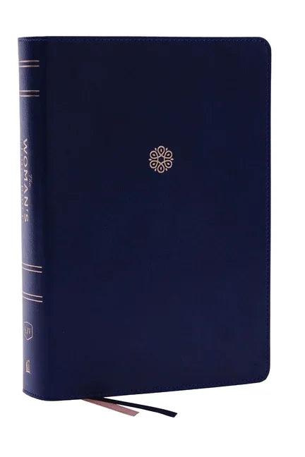 Kjv, the Woman's Study Bible, Blue Leathersoft, Red Letter, Full-Color Edition, Comfort Print (Thumb Indexed): Receiving God's Truth for Balance, Hope - stevensbooks