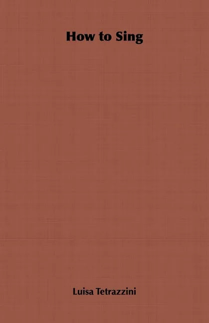 How to Sing - stevensbooks