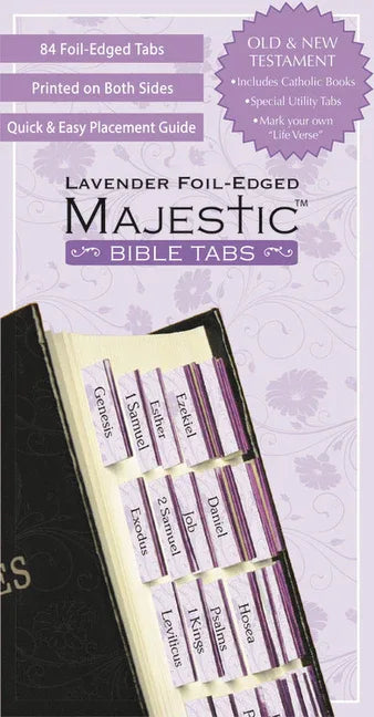 Majestic Bible Tabs Lavender - stevensbooks
