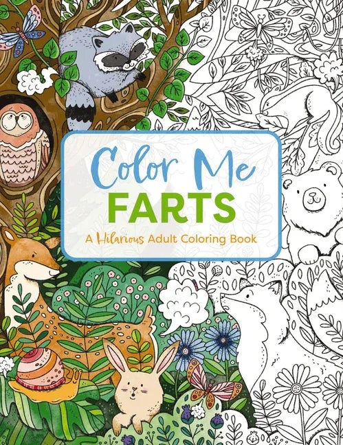 Color Me Farts: A Hilarious Adult Coloring Book - stevensbooks